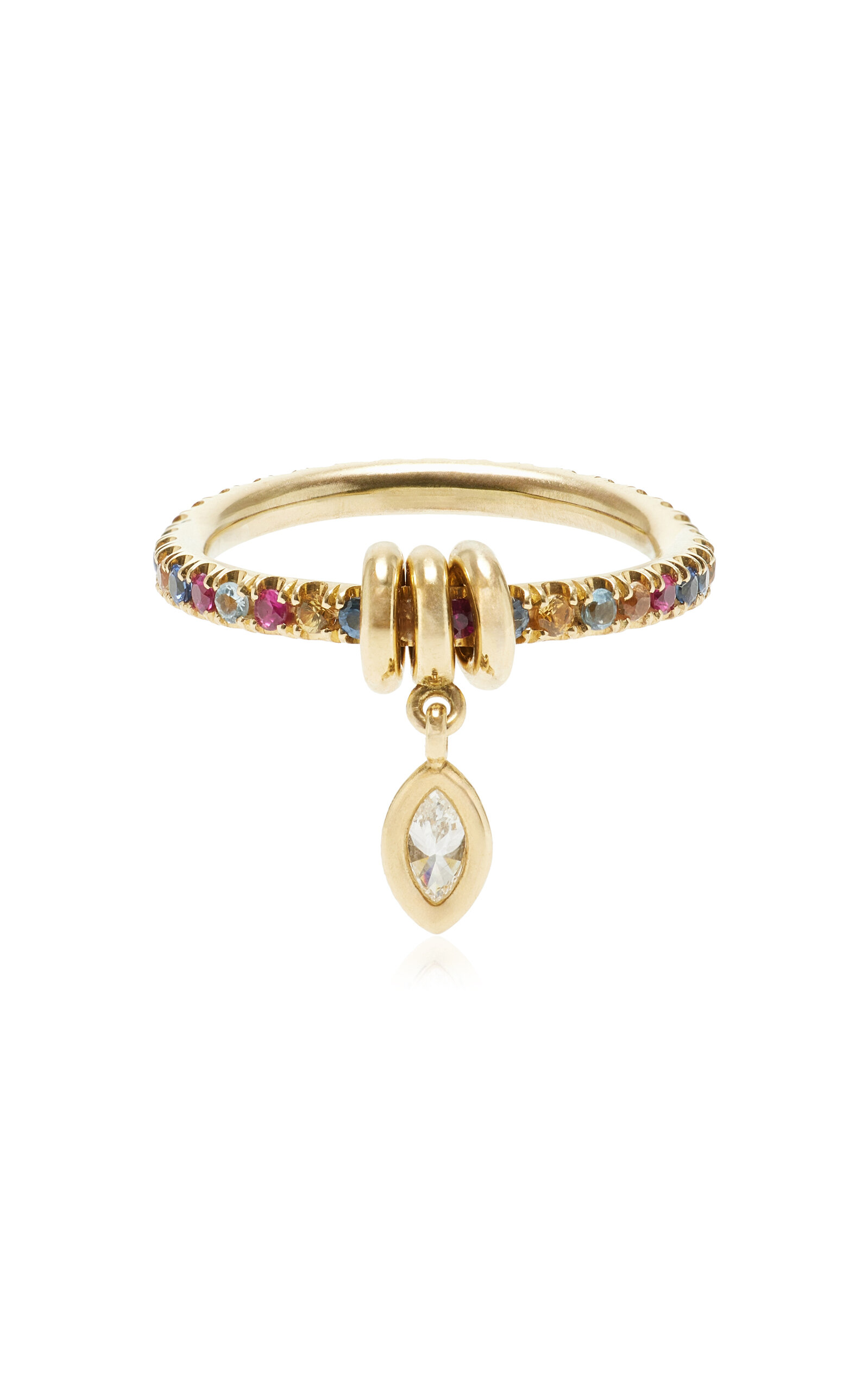Exclusive La Isla 18k Yellow Gold Pia Marquise Ring