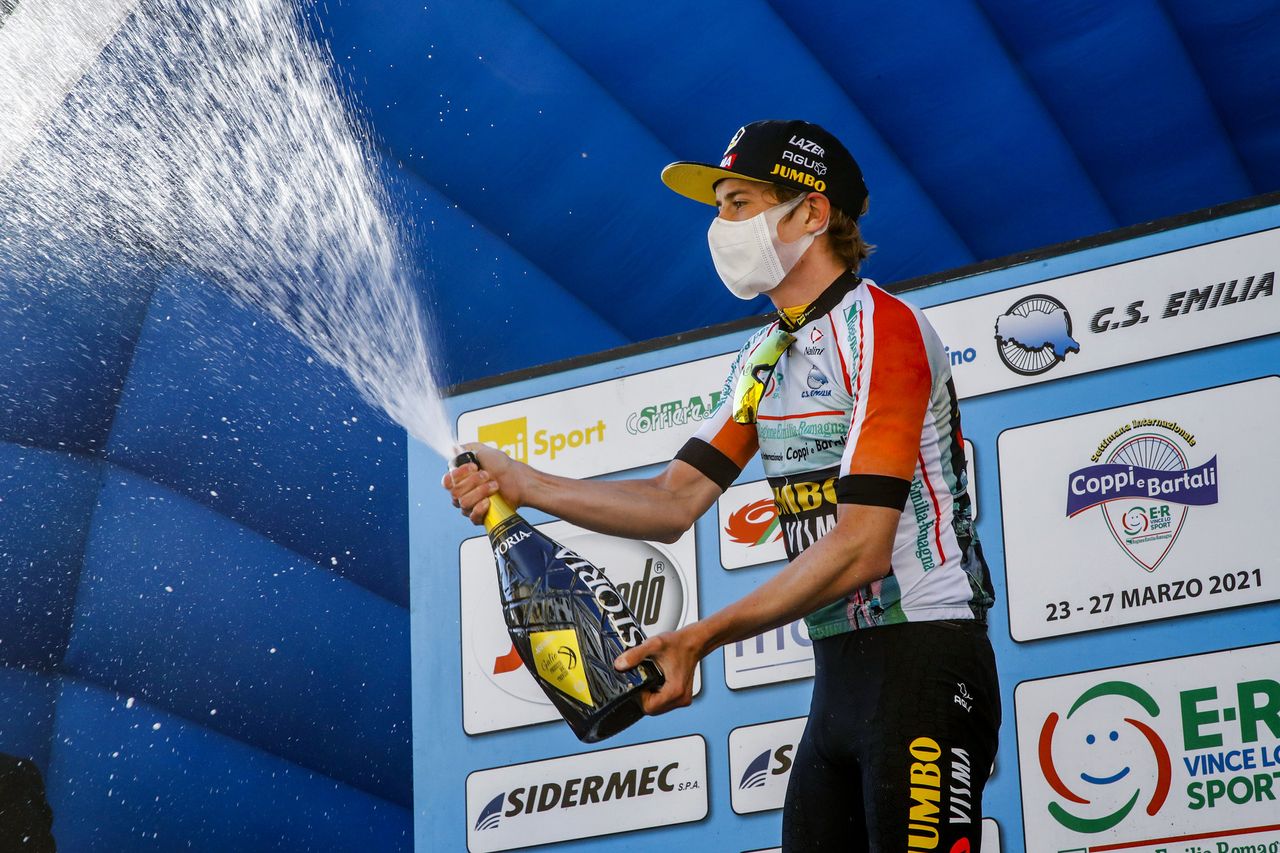 Settimana Internazionale Coppi e Bartali 2021 36th Edition 2nd stage Riccione Sogliano al Rubicone 163 km 24032021 Jonas Vingegaard DEN Jumbo Visma photo Roberto BettiniBettiniPhoto2021
