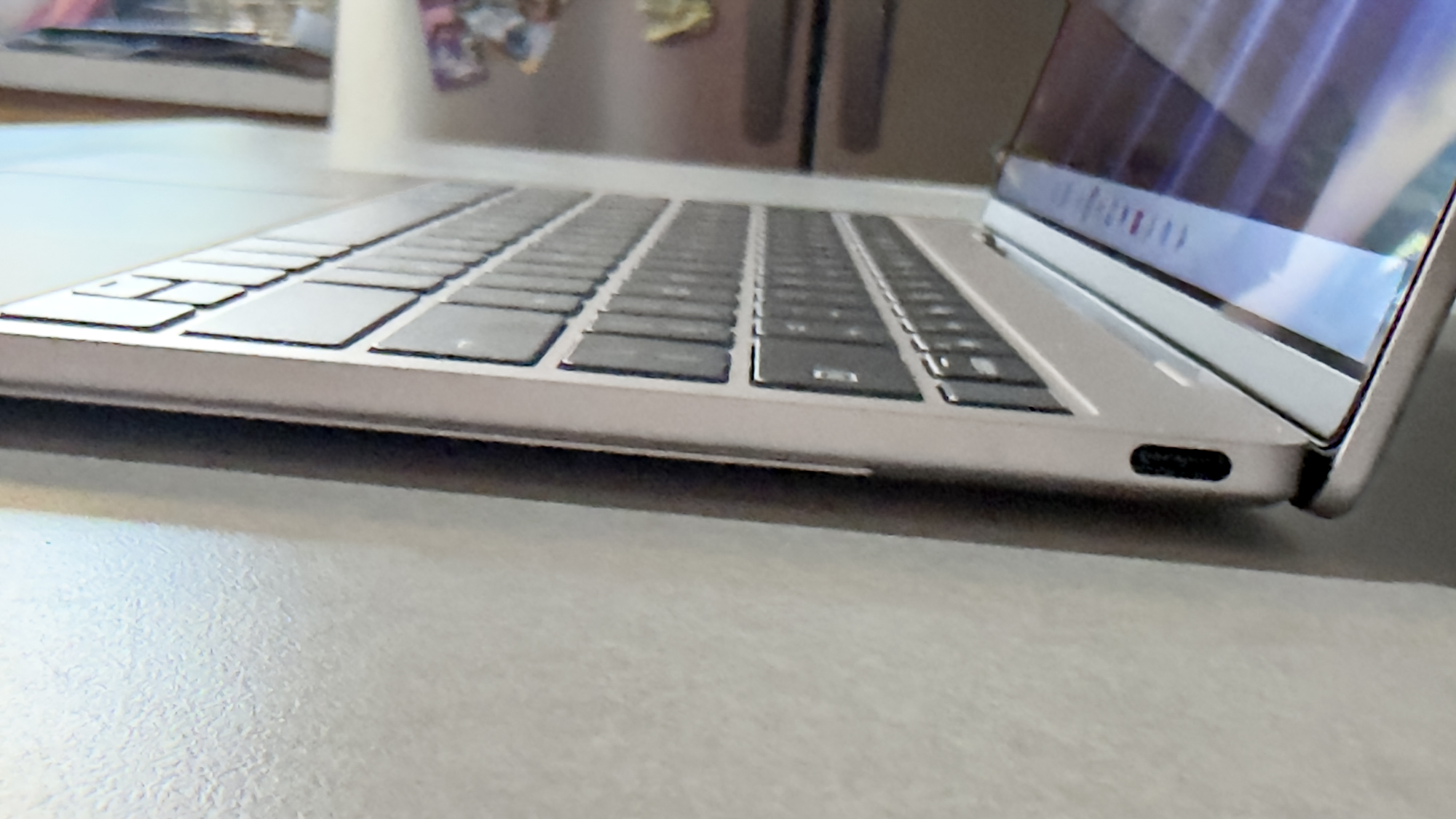 Dell XPS Googlebook on a counter