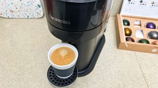 Nespresso Vertuo Next sitting on kitchen counter