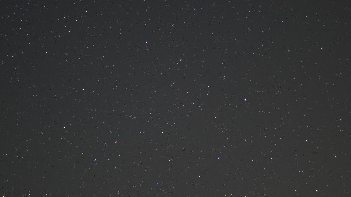 The keystone of the constellation Hercules, as imaged by the Canon EOS R6 III.