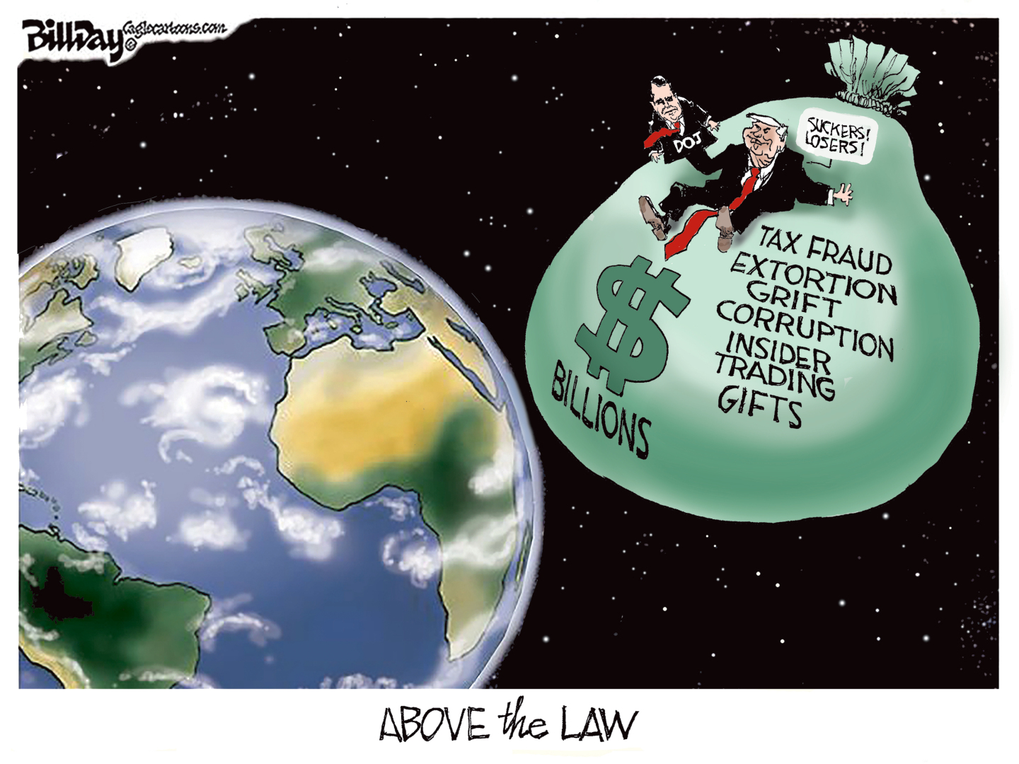 Political cartoon