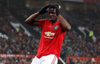 Pogba has made only eight appearances for United so far this season.