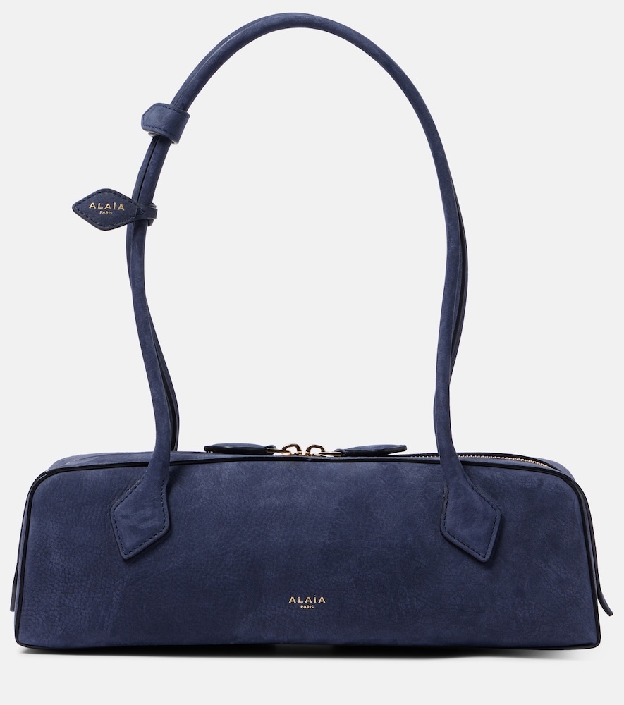 Le Teckel Suede Shoulder Bag