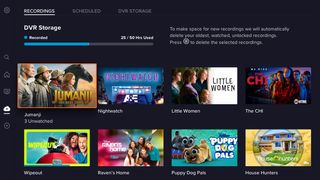 The new Sling TV app's better DVR interface
