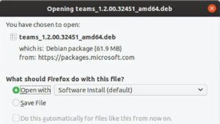 Microsoft Teams Linux Install