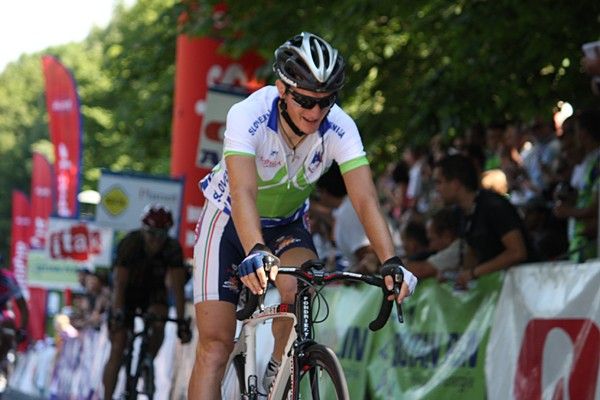Grega Bole (Slovenia) beaten to the line by Visconti