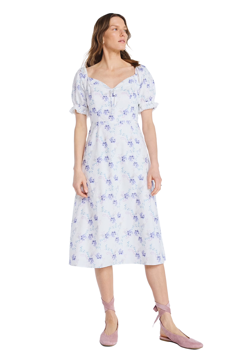 Scoop, Lace Collar Dress