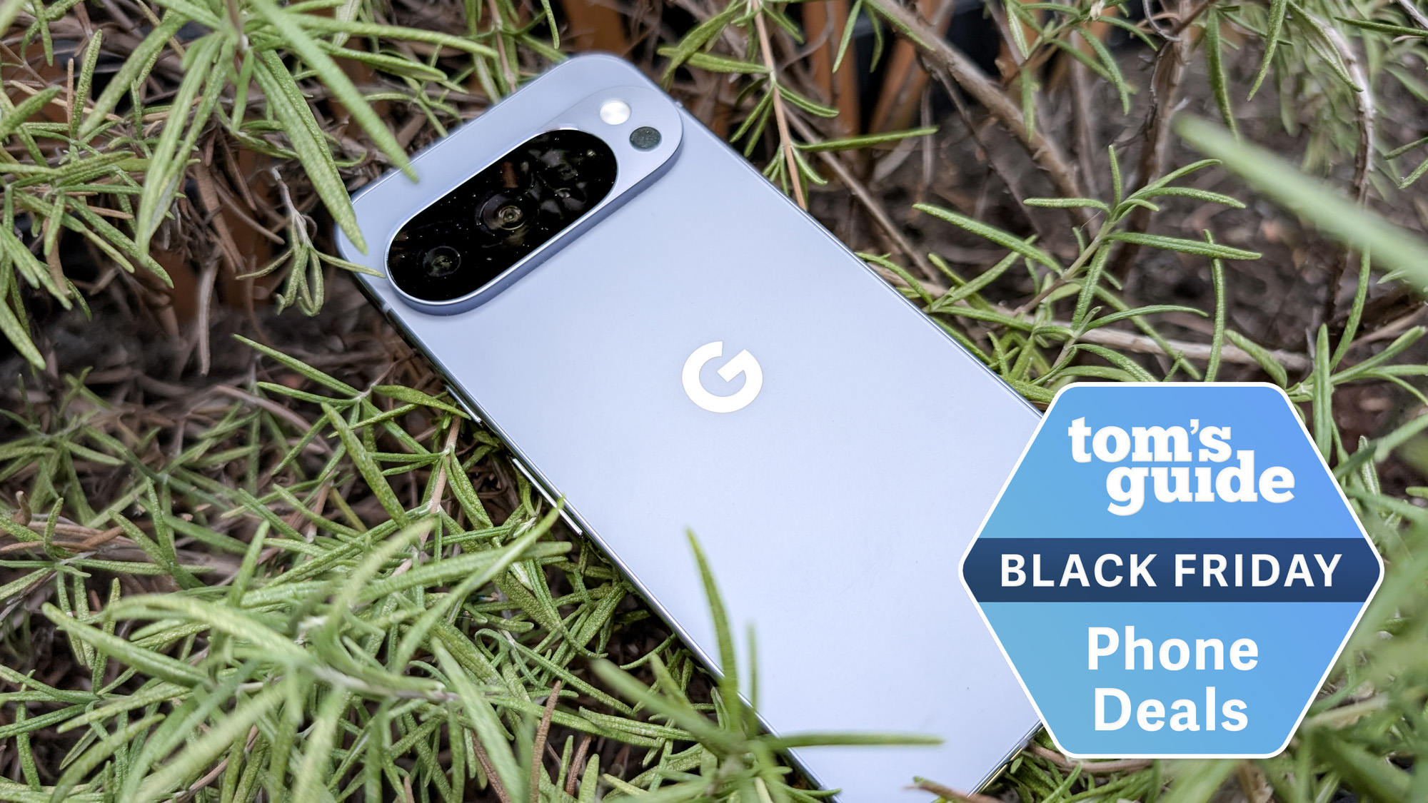 Google Pixel 10 Pro with TG Black Friday Phone Deals badge