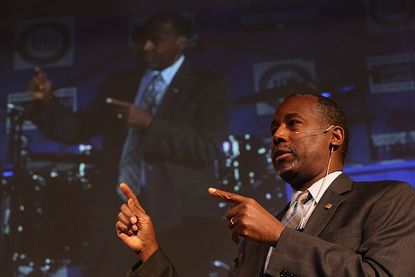 Ben Carson at a Distinguished Speakers Series event in Colorado.