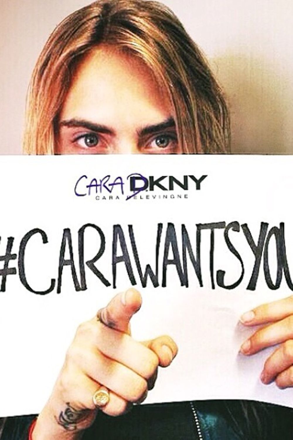 Cara Delevingne DKNY