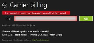 Fortumo Windows 8 US carrier billing
