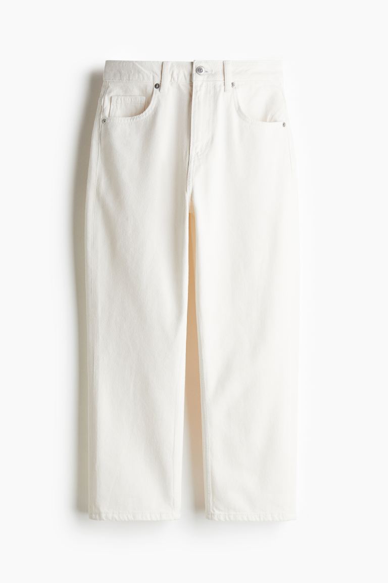 Straight High Ankle Jeans