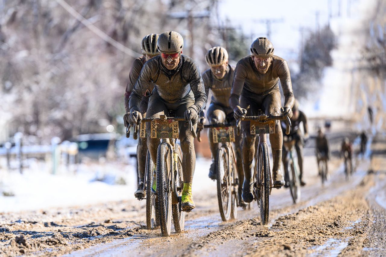 Alexey Vermeulen sets the pace in the overall lead group