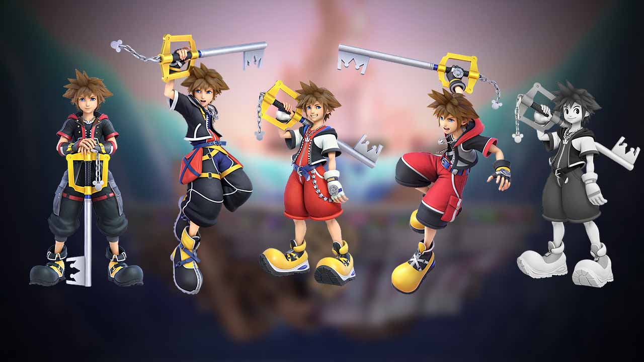 Sora Alts Super Smash Bros. Ultimate