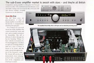 Arcam A85 review from What Hi-Fi? magazine