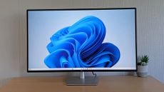 Dell UltraSharp U4323QE monitor from the front