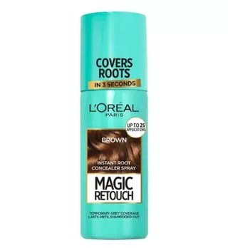 L'oreal Paris Magic Retouch Brown Root Touch Up, temporäres, sofortiges Wurzel-Concealer-Spray mit einfacher Anwendung, 75 ml