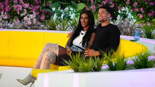 Zeta and Timmy cozied up to one another in Love Island USA season 4