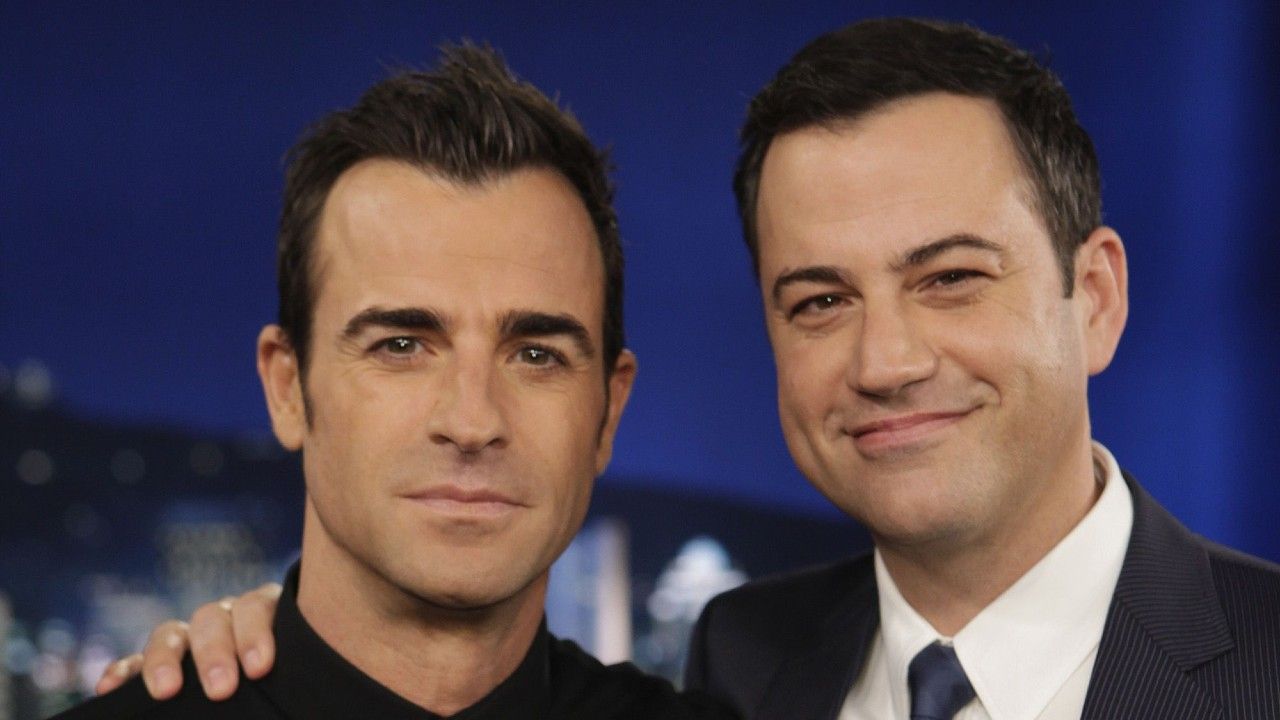 Justin Theroux &amp; Jimmy Kimmel