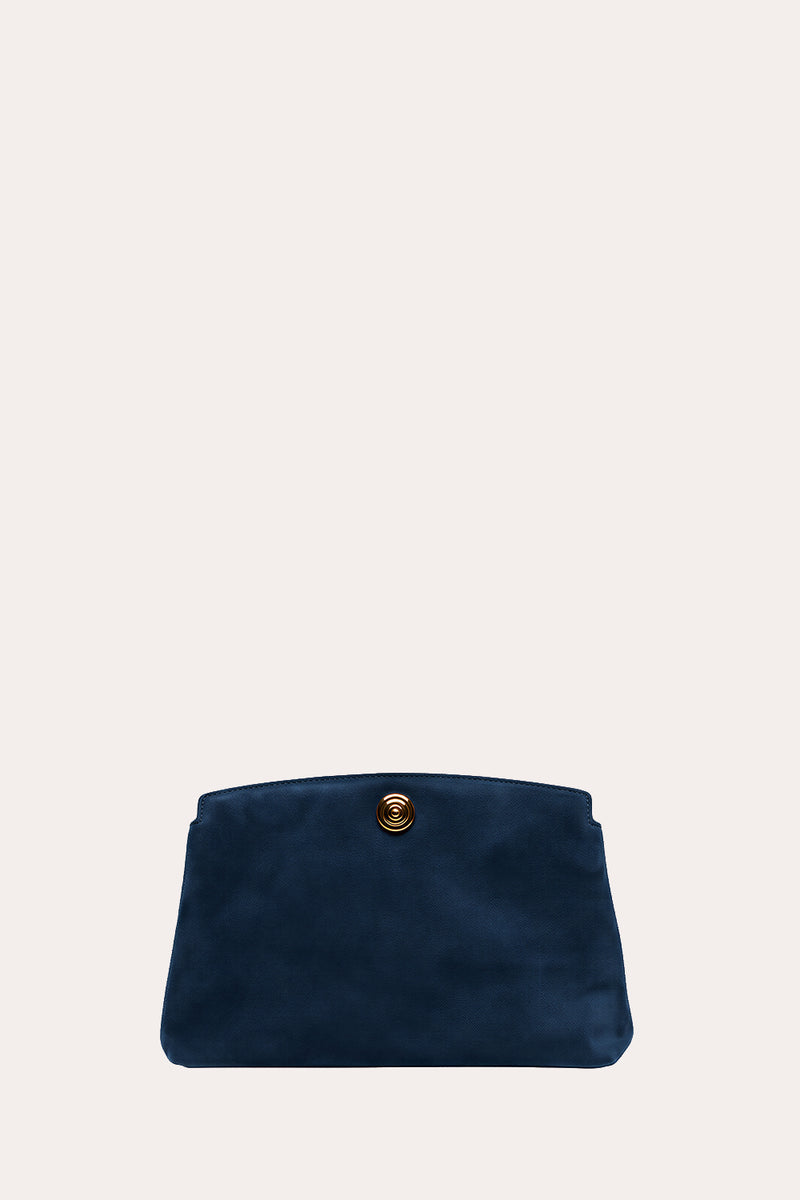 Pushlock Pouch Navy Suede