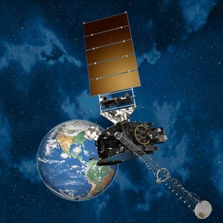 An artist's concept of GOES R.