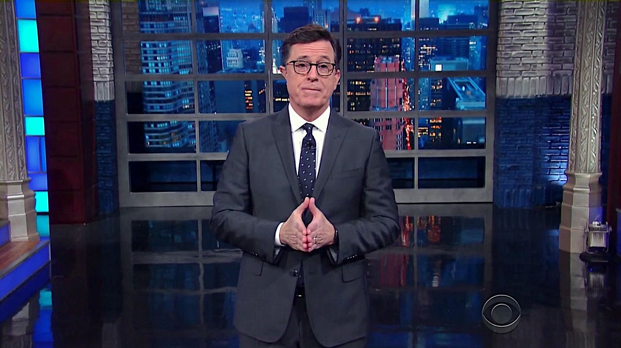 Stephen Colbert congratulates Russia on its belated Cold War victory