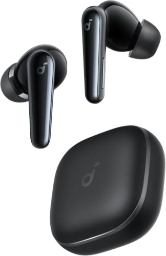 Soundcore Liberty 5 by Anker, Noise-Cancelling Wireless Earbuds,stronger Voice Reduction,real-Time Adaptive Noise Cancellation,fast Charging,dolby Audio,6-Mic Ai Clear Calls,long Battery Life (black)