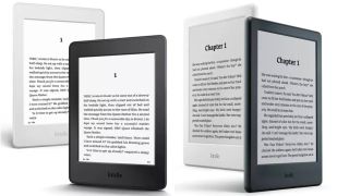 Kindle ereaders in black and white colourways