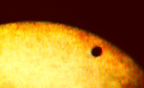 2012 Venus Transit Seen in Marshall, NC