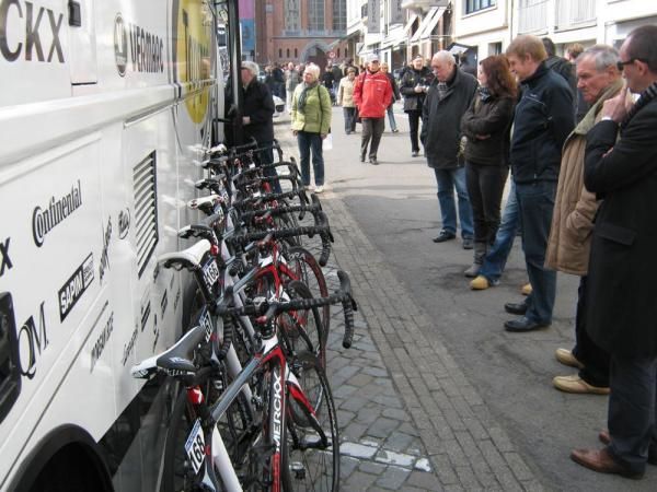 The Topspoort Vlaanderen Merckx bikes got a lot of attention