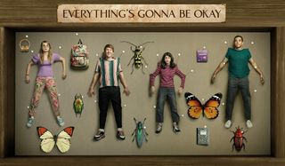 A family mounted like butterflies in Everything's Gonna Be Okay.