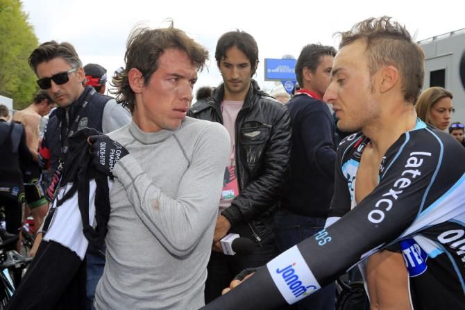 Rigoberto Uran and Gianluca Brambilla