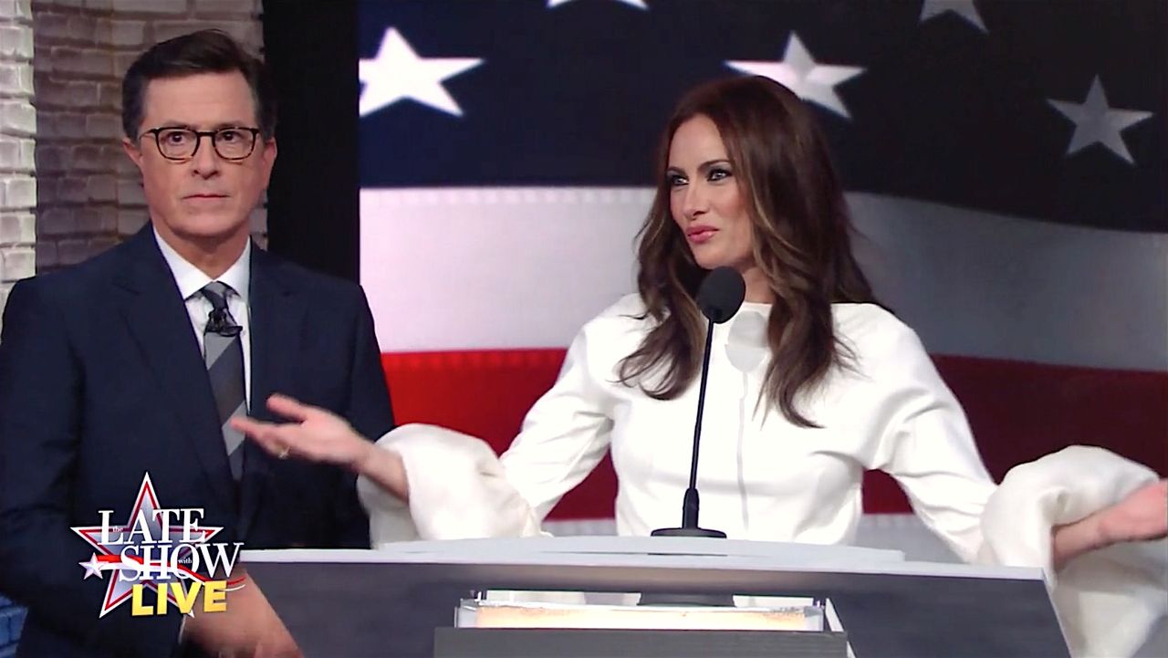 Laura Benanti nails Melania Trump on The Late Show