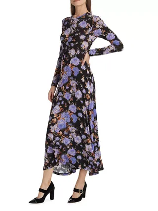 Naia Floral Jersey Maxi Dress