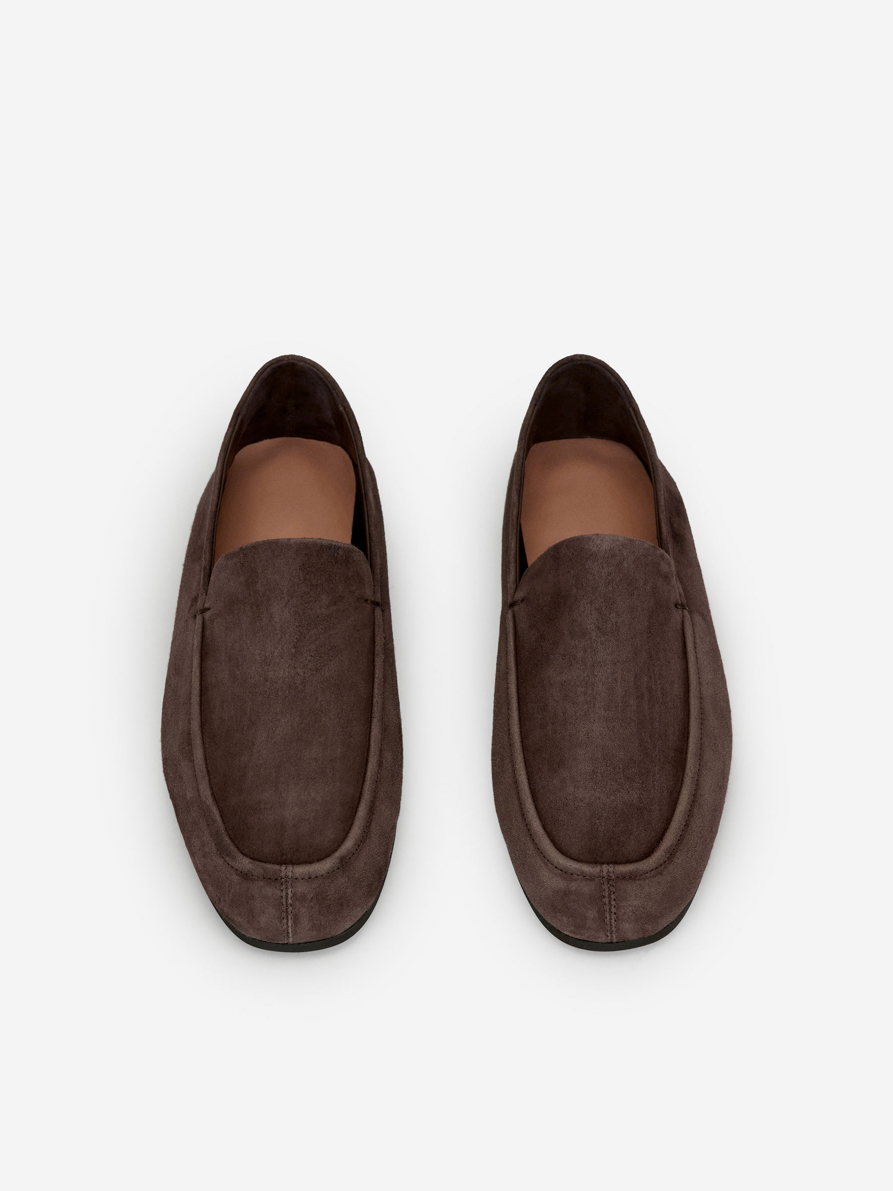 Slim Suede Loafers &amp;ndash; Brown &amp;ndash; Women &amp;ndash; Arket Gb
