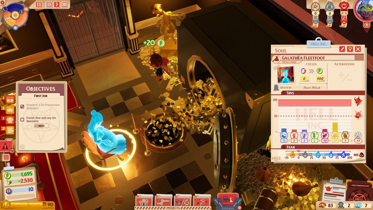 Torturing a Humus with gold coins.
