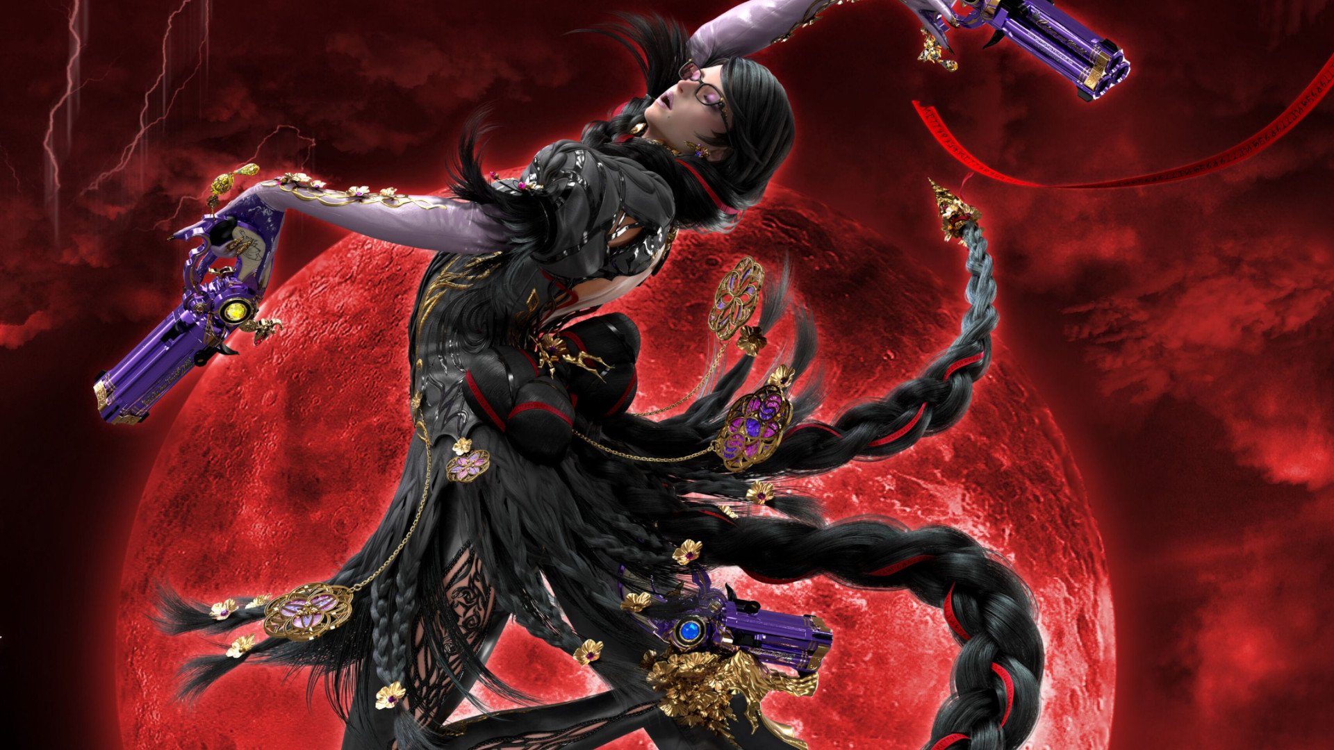 Primer plano de la portada de Bayonetta 3