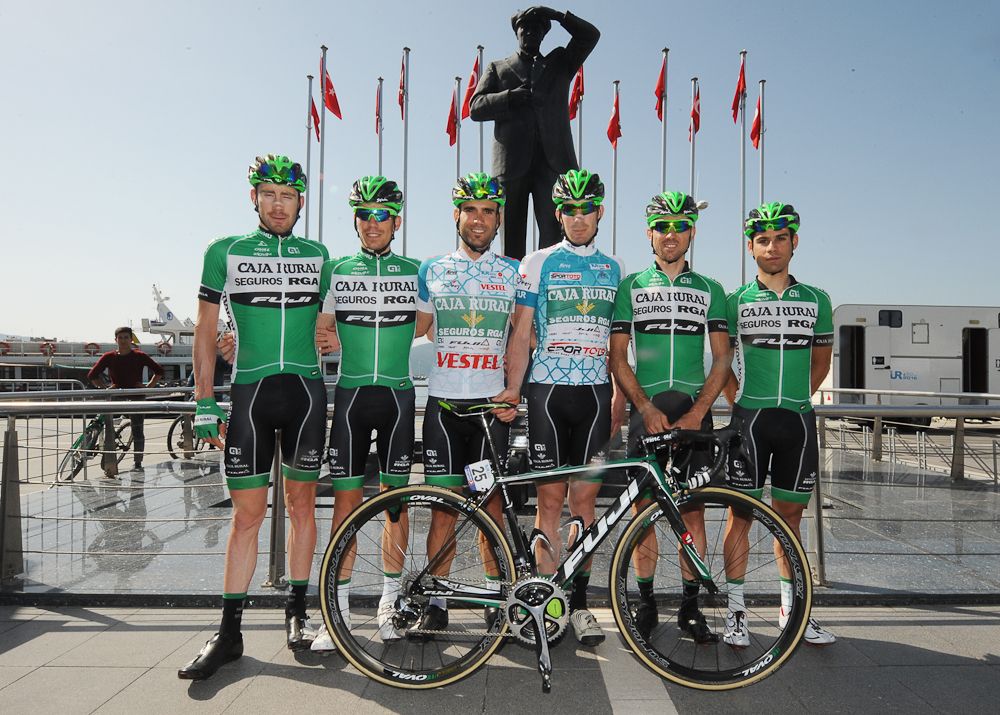 The Caja Rural team in Turkey.