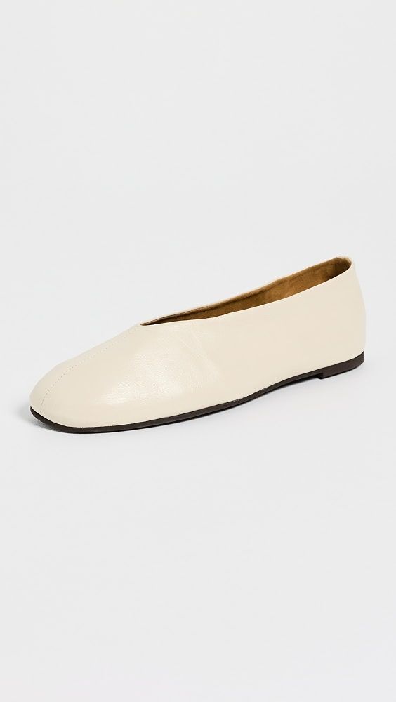 Blaine Flats - Almond Leather