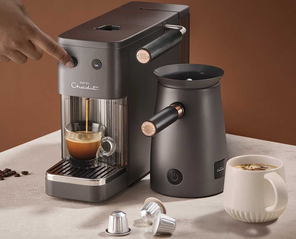 Hotel Chocolat The Podster coffee machine review Ideal Home