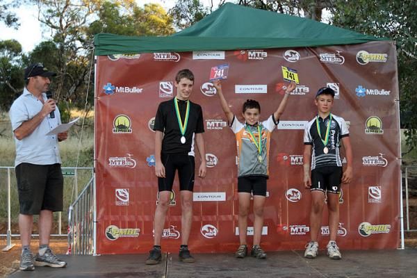 U15 men's winner Ross Willmore showed riders years older than him how it is done.