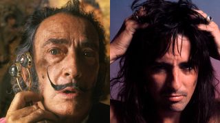 Salvador Dali and Alice Cooper