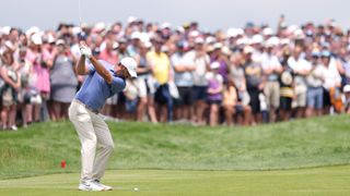 Scottie Scheffler in action at the 2025 US Open