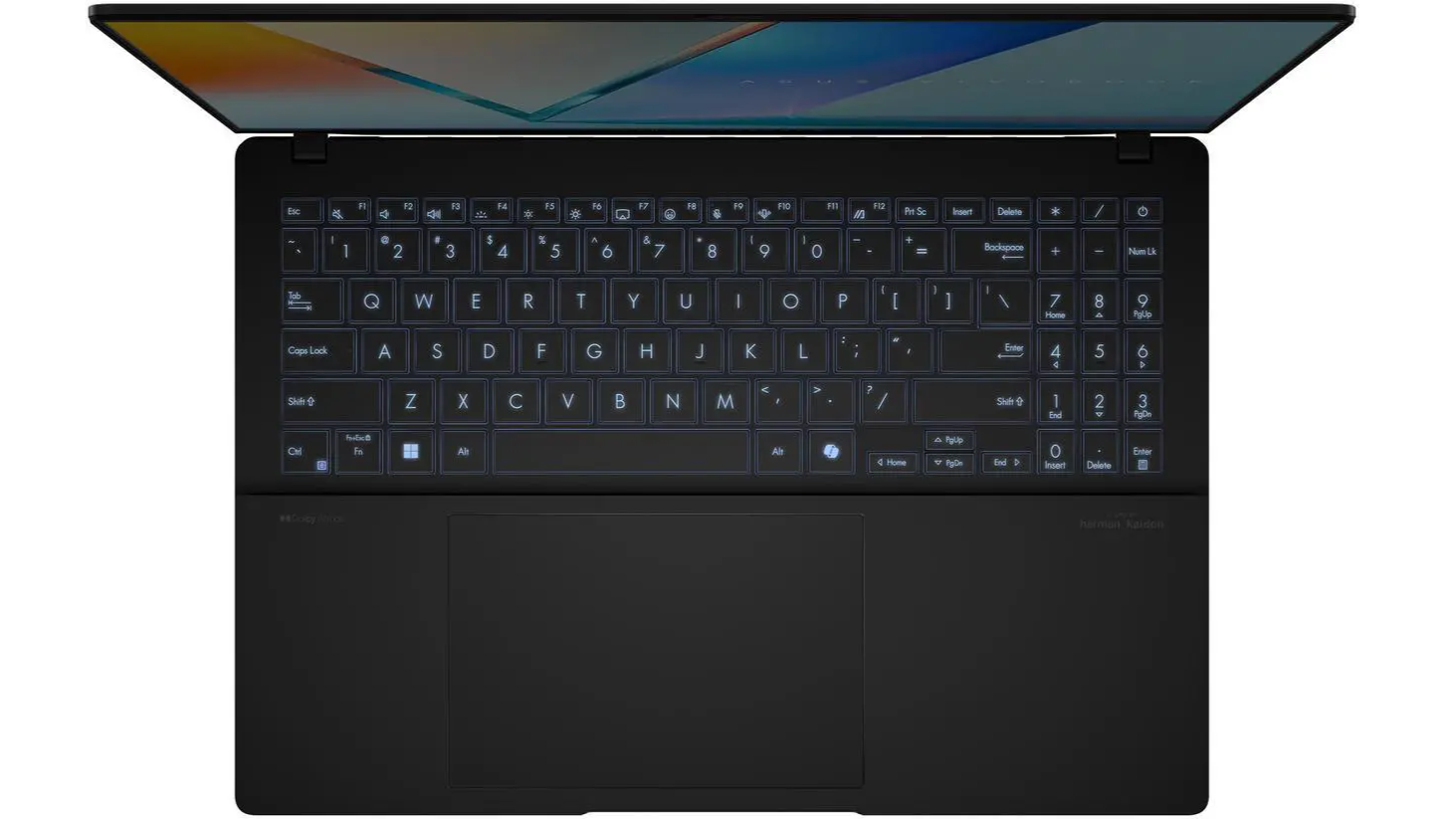 Press images of the ASUS Vivobook S16 laptop for 2026 with Intel Core Ultra processor.