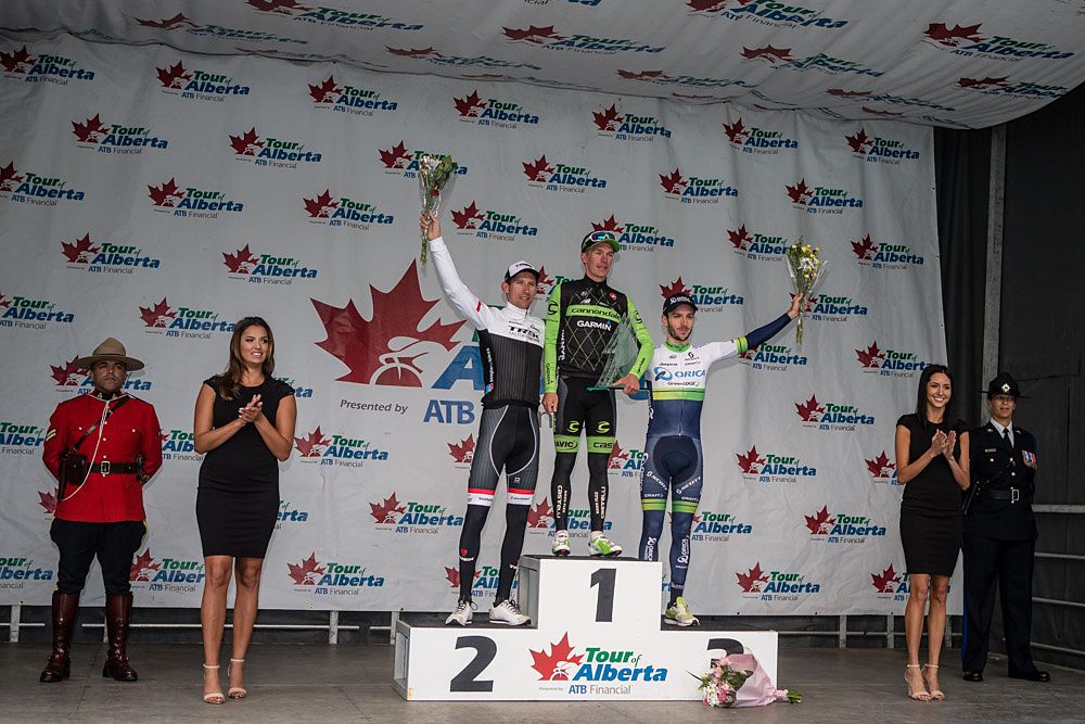 Tom-Jelte Slagter (Cannondale-Garmin) wins stage 3 at the Tour of Alberta