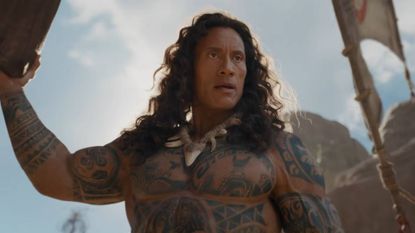 An image of Maul (Dwayne Johnson) from the Moana trailer