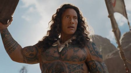 An image of Maul (Dwayne Johnson) from the Moana trailer