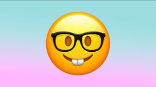 Apple nerd face emoji