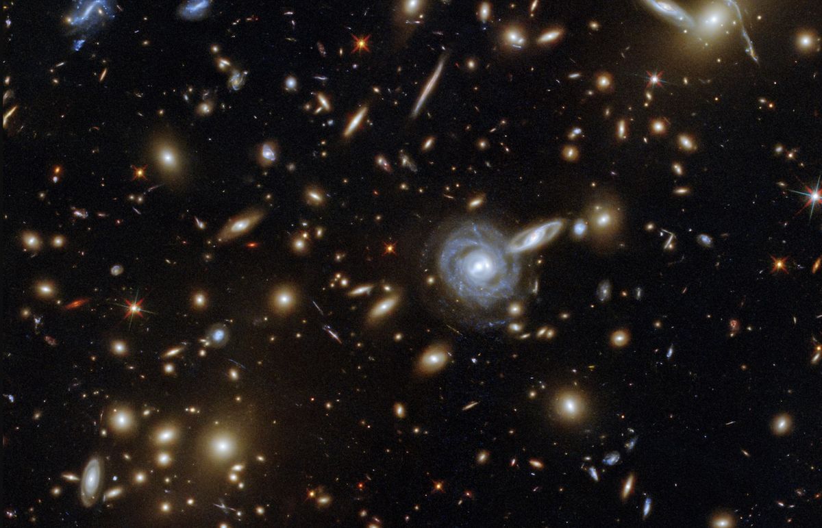 table comparing 3 types of galaxies